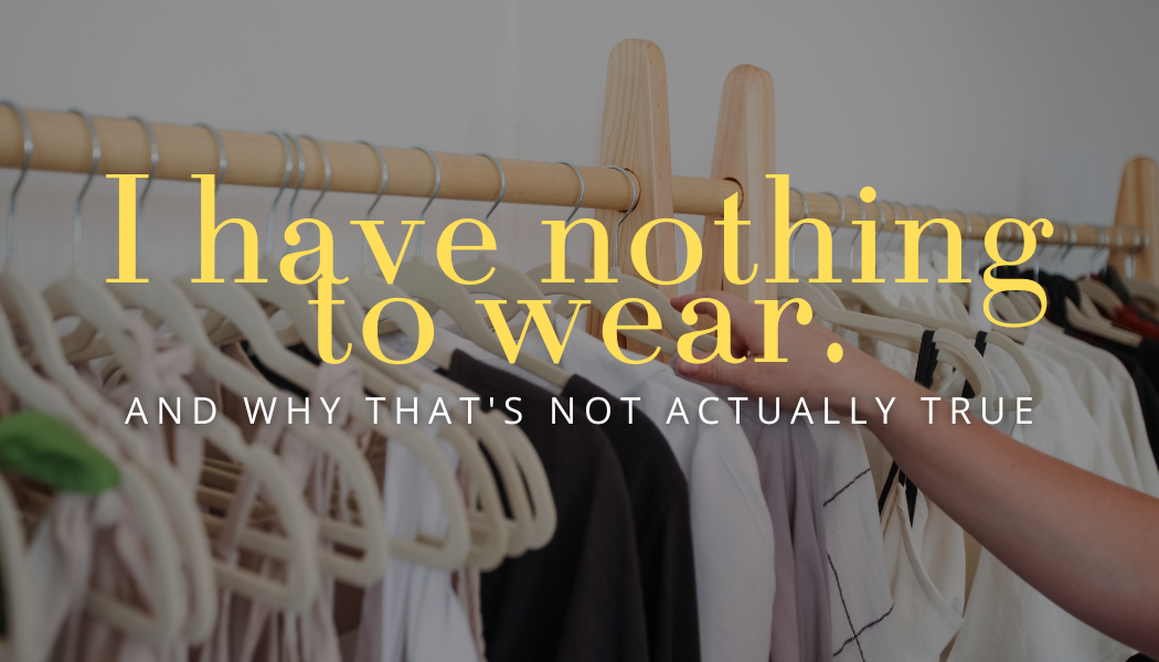 The Real Reason Getting Dressed Feels Hard