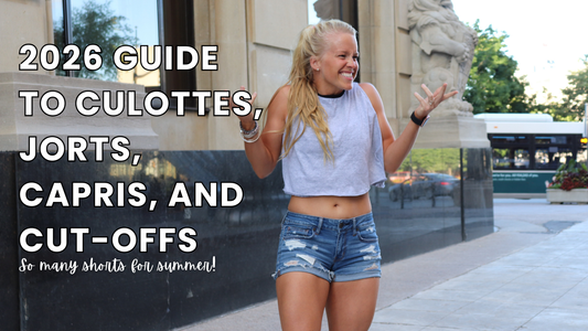 How to Wear Summer Shorts: A 2026 Guide to Culottes, Jorts, Capris, and Cut-Offs