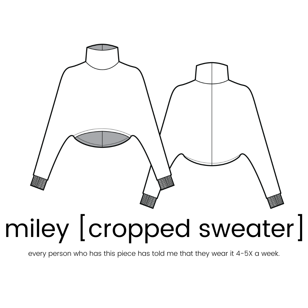 miley [cropped sweater]